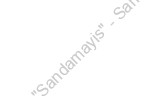 "Sandamayis" - Sandaman. 